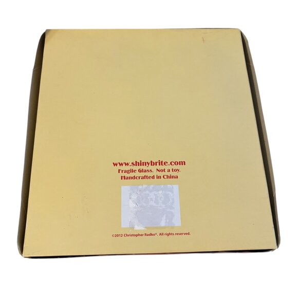 Christopher Radko Shiny Brite Retro Ribbed Glass Ornaments Box Set 36 Multicolor - Picture 12 of 13